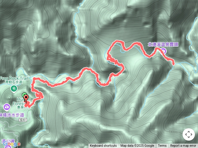 北港溪峽谷溫泉