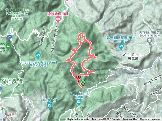 1110819瑞泉溪畔古道-磺嘴山O形