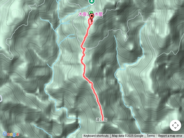 大雪山下波津加山