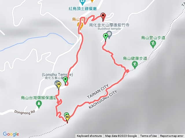 烏山厚德紫竹寺-龍湖寺O型環走