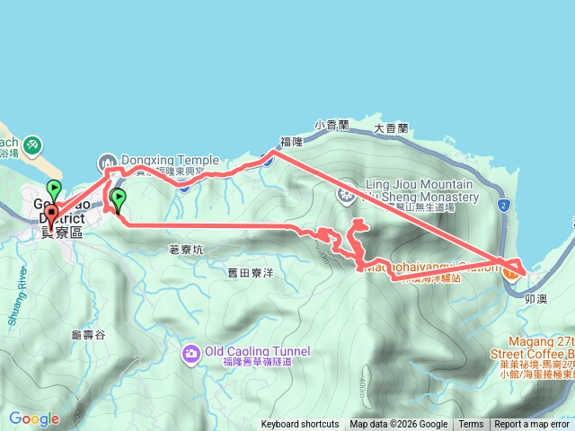 福隆靈鷲山卯澳漁港大0徒步預覽圖
