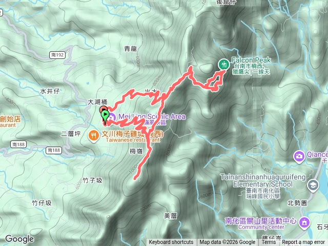梅峰竹子尖獵鷹尖預覽圖