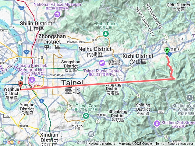 茄苳瀑布四分尾山