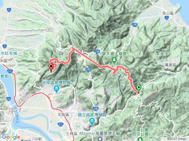 2018-05-19陽明山東西大縱走