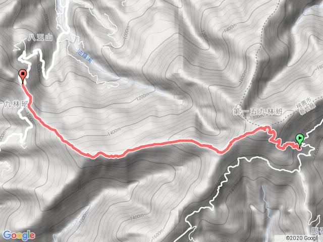 2020-06-25 李崠山莊-李崠山古堡-大混山-凌空廊道 (單向)