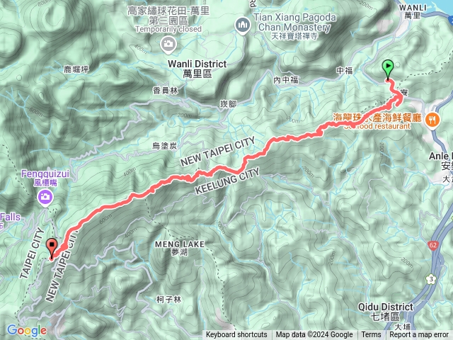 界寮縱走前半北段（界寮-五指山公墓區）