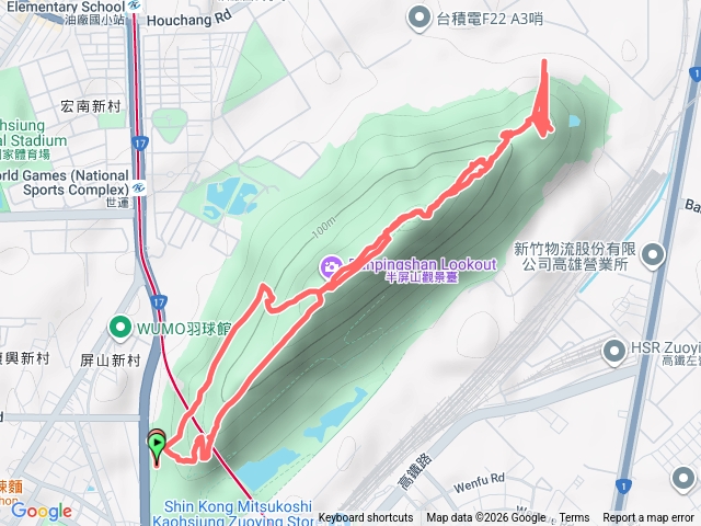 高雄半屏山（北登公廁到北側碉堡）預覽圖