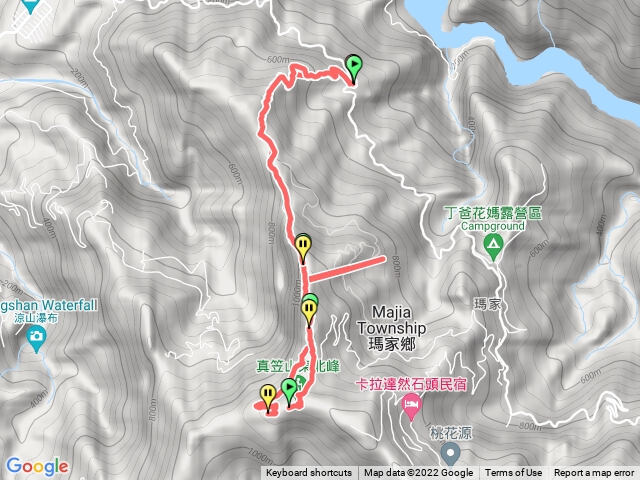 白賓縱走真笠山真笠東北峰
