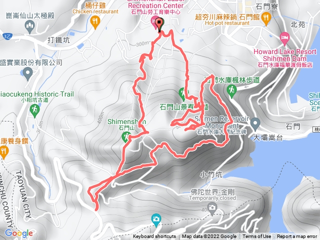 1110427石門山登山步道較累路線