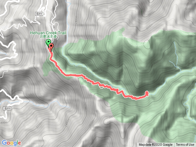 2020.12.25合歡溪步道