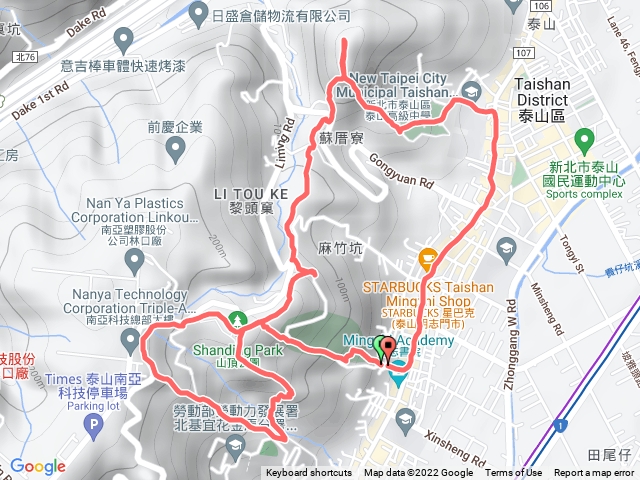 義學坑、崎頭古道、瓊仔湖、尖凍山