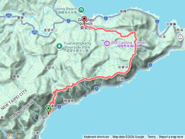 雪山尾稜全段逆走預覽圖