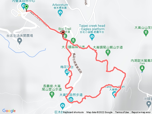 內雙溪小溪頭環型步道