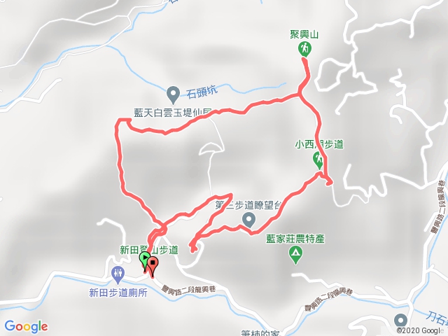 聚興山-新田登山步道1-3O型