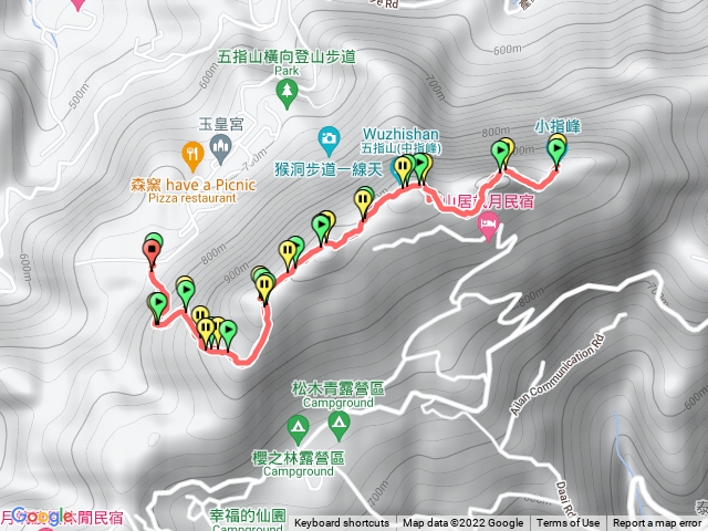 20220529 五指山 五趾$來回