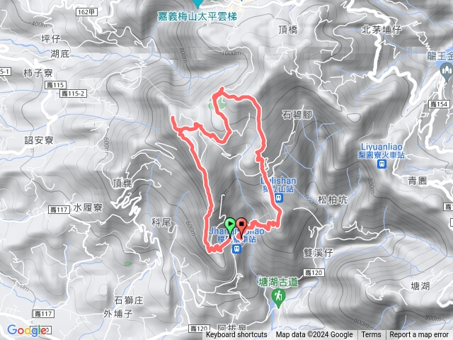 樟腦寮-阿拔泉-觀音石山-紅南坑山-獨立山。O繞。