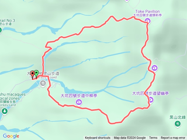 台中大 三之一步道登頭嵙山頂接4號步道下山預覽圖