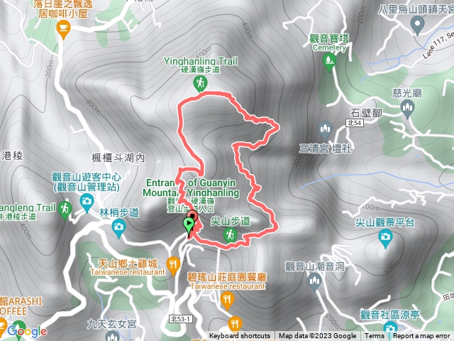 觀音山硬漢嶺（東進西出較容易