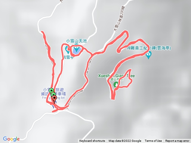 「步道悠遊」小雪山天池/雪山神木步道