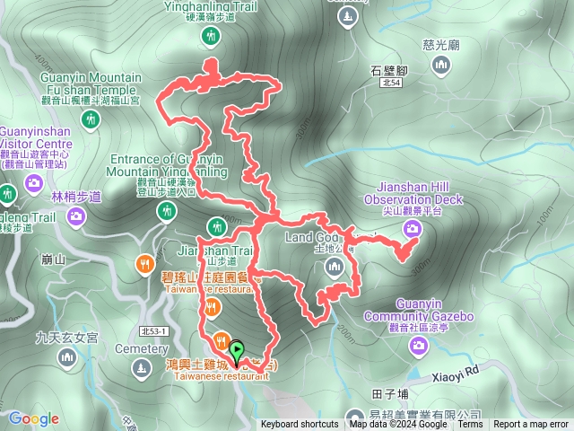 小北插鷹尖潮音洞東明山尖山盤絲尖北橫0型預覽圖