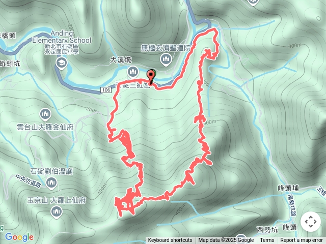 2022-05-29  石碇永定藤寮坑山～永定坑山～鳥嘴尖～石霸尖（黃帝殿東北峰）～小霸尖～蚯蚓坑山（後厝山）O繞