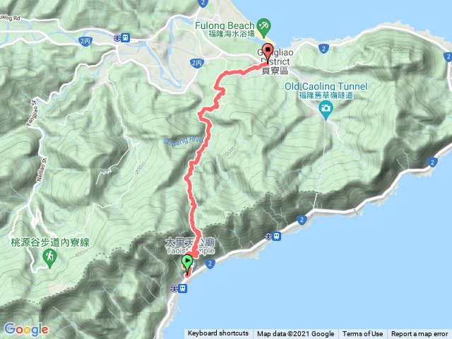 草嶺古道 大里-福隆