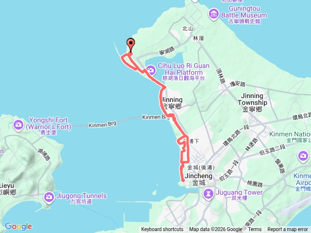 湖下一營區→同安渡船頭→雄獅堡