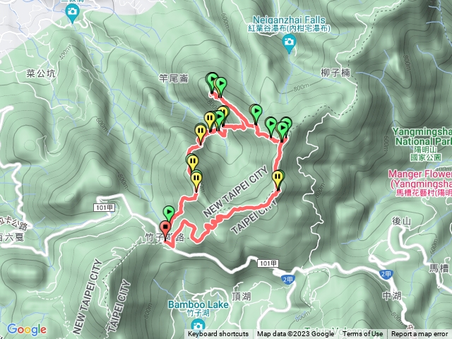 小觀音山大O(竿尾崙山、菜頭崙)