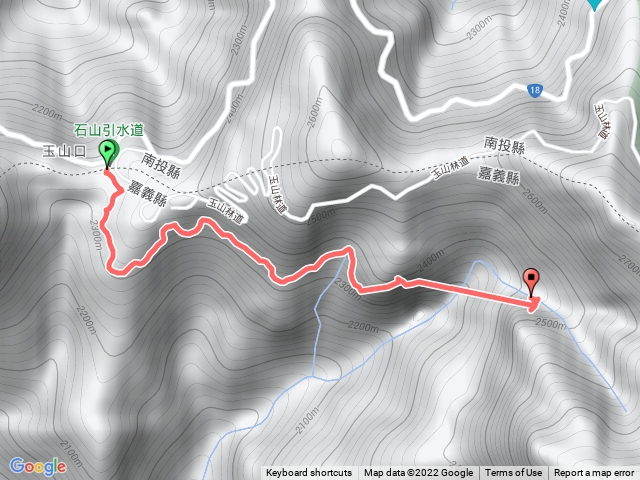 石山引水道。gpx