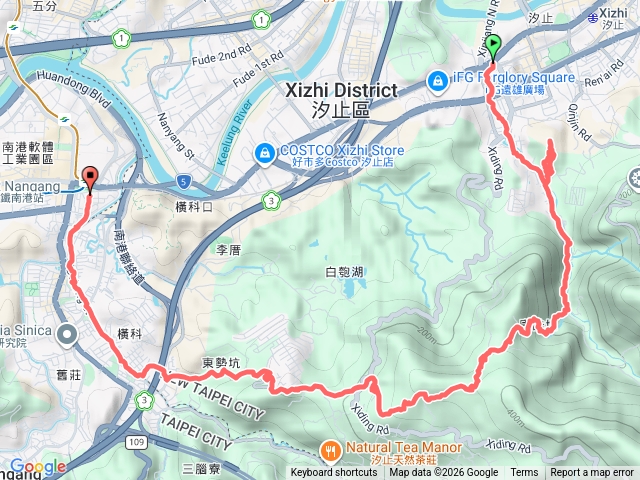 康誥坑山、白雲寺步道、橫科山預覽圖