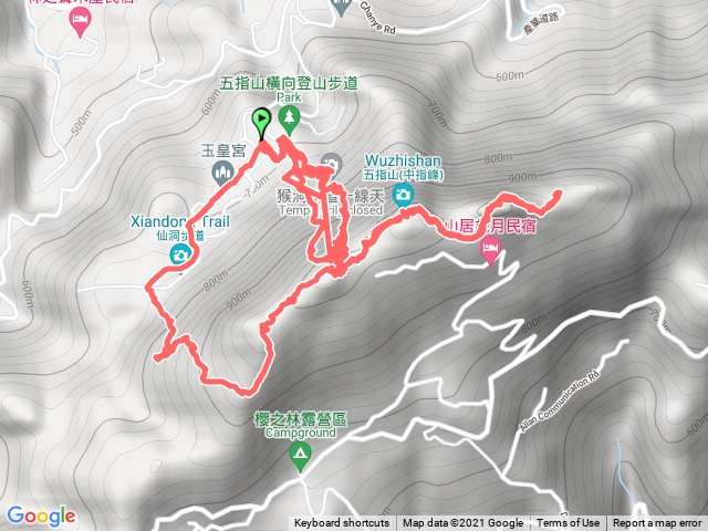 小百岳集起來五指山登山步道202112181622