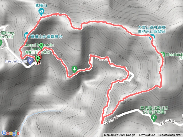 鳶嘴-稍來南峰 30.5k O型