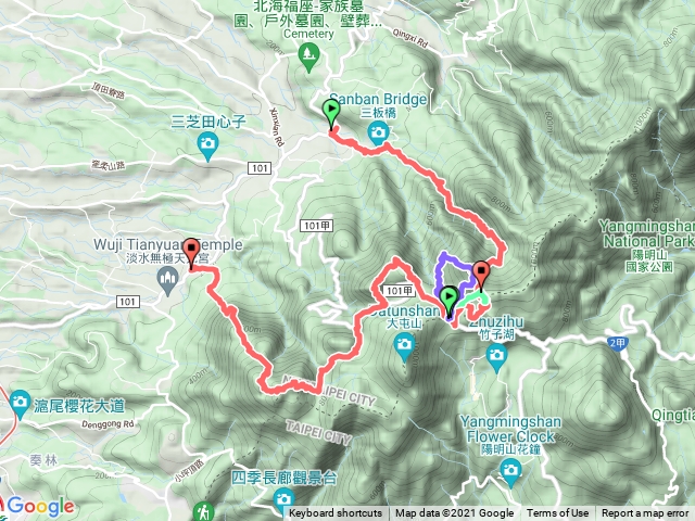 山之家遺址上小觀音山西峰