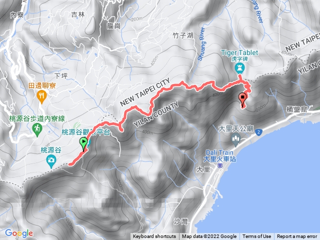 桃源谷步道草嶺