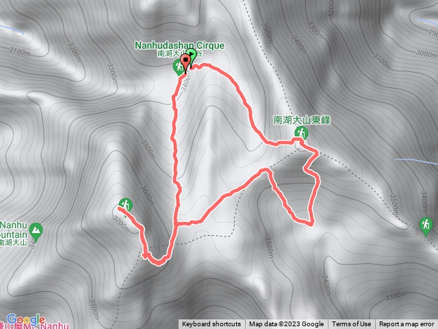 南湖南峰+南湖主峰