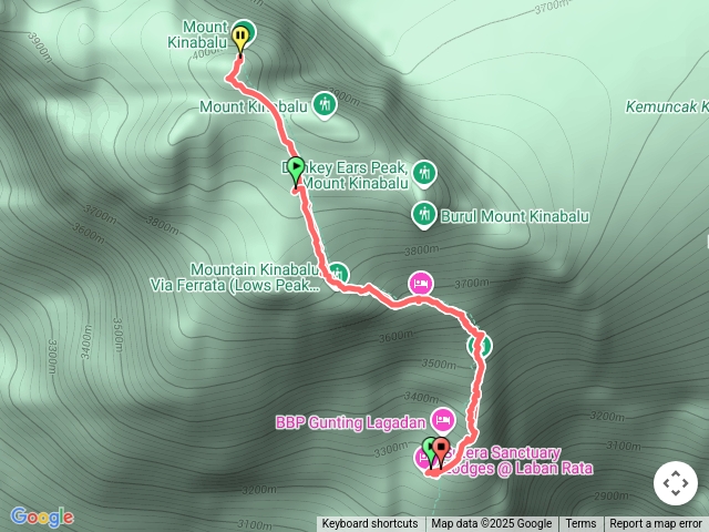 京那巴魯山攻頂