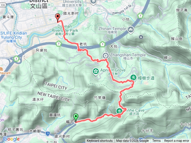 銀河洞樟山寺救千宮步道木柵製冰所預覽圖