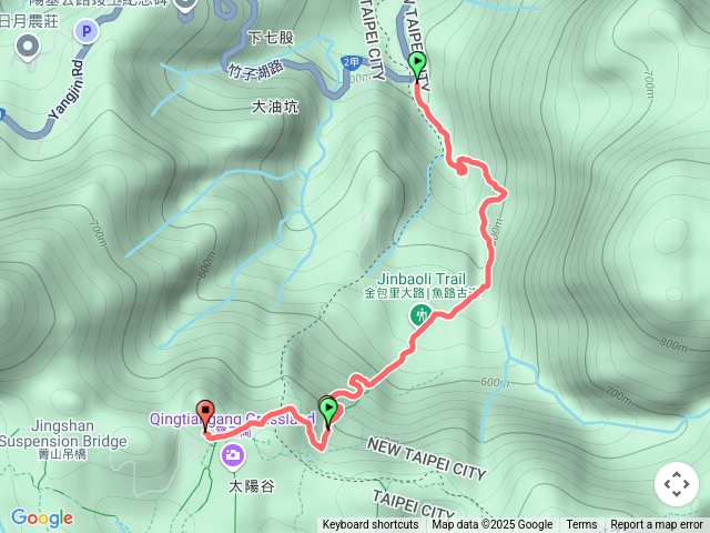 台北－臺灣百大必訪步道金包里大路(擎天崗至上磺溪停車場段)