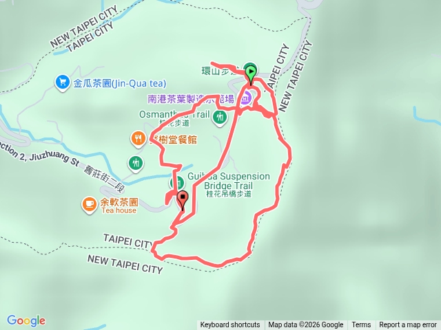南港環山步道-桂花吊橋步道O形