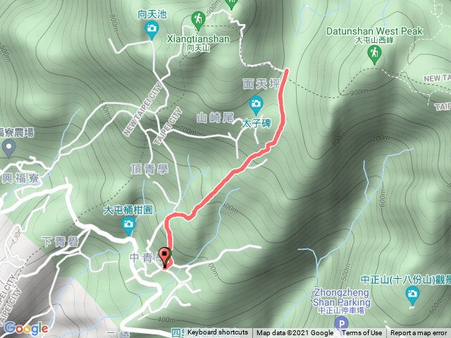 清天宮面天坪來回