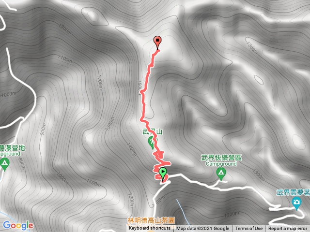 武界山登山口-武界山-獅凸魯山