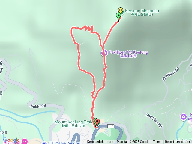 基隆山（上山走腰繞）