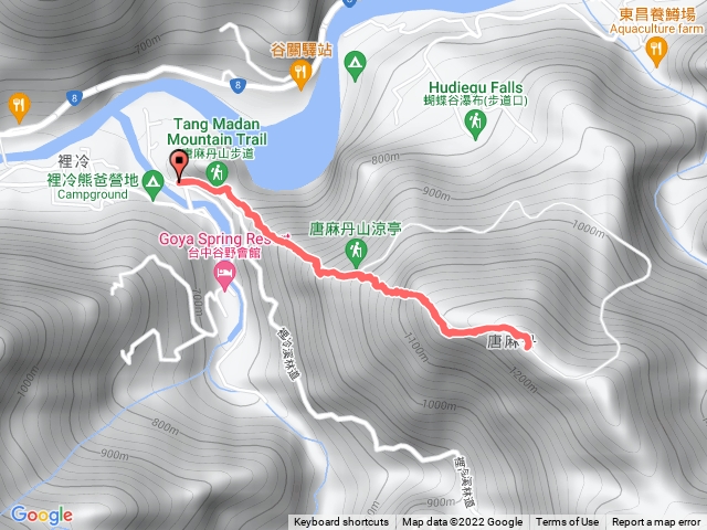 唐麻丹山原路來回