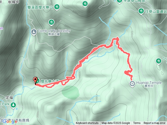 燦光寮古道接楊廷理古道
