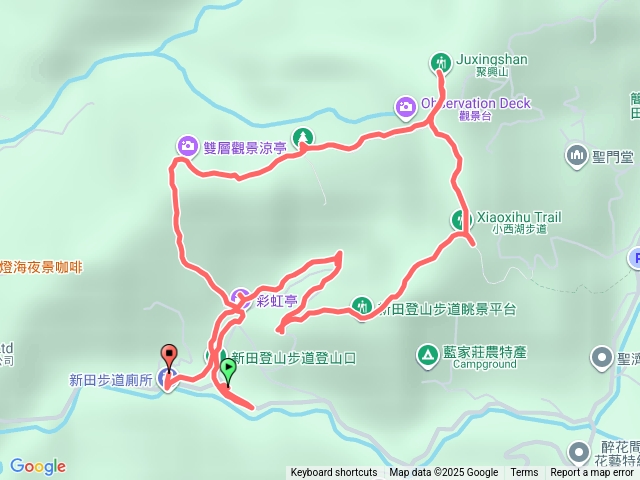 新田登山步道+小百岳40聚興山預覽圖