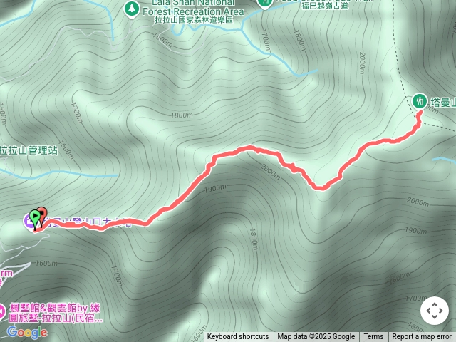 塔曼山原路來回