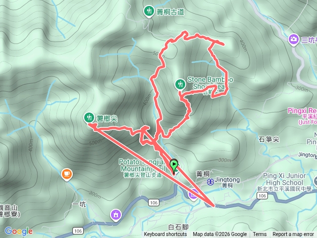 薯榔尖，石筍尖，三坑山（赫山）魔神仔洞