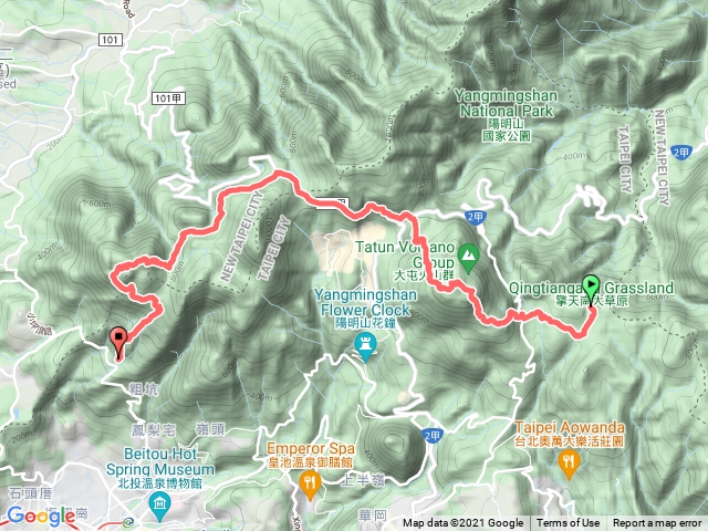 擎天崗-七星主東-面天-向天-清天宮