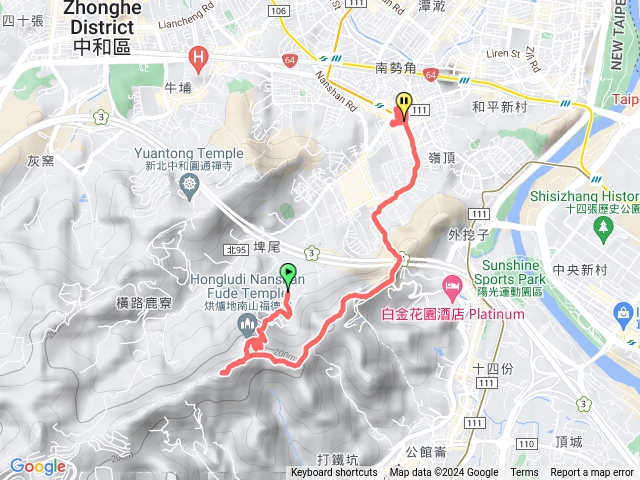 烘爐地到南勢角