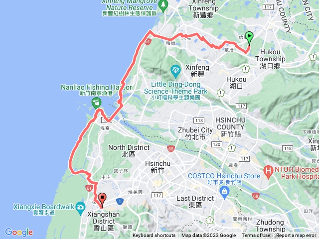 環島 新竹香山 路線002